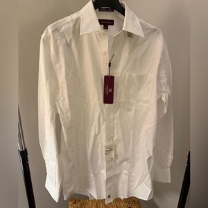 Nordstrom Shirt Button-down Dress White Men’s 15 x 34-NWT